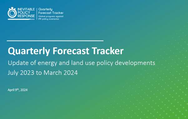 Quarterly Forecast Tracker Q2 2023 – Q1 2024