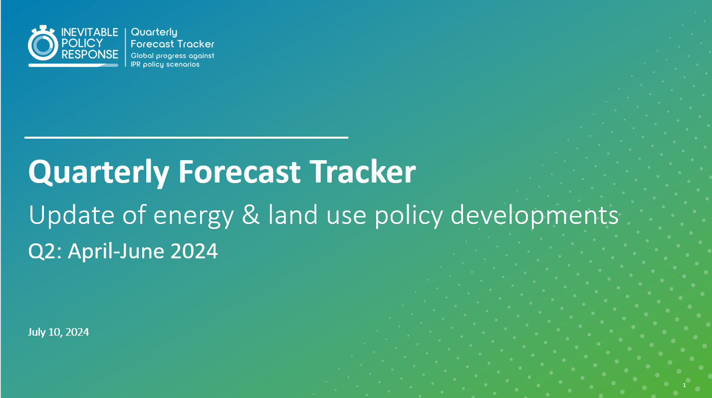 Quarterly Forecast Tracker Q2 2024 — IPR